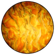 Rosco Laboratories 33102 Gobo Amber Ripple 33102