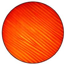 Rosco Laboratories 33201 Glass Gobo Red Strands 33201