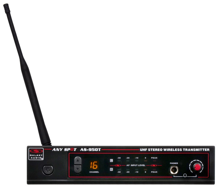 Galaxy Audio AS-950T AS-950 Series 16-Channel Wireless Personal Monitor Transmitter