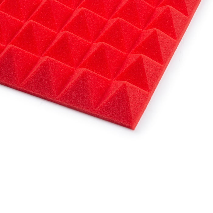 Gator GFWACPNL1212P-8PK Eight Pack Of 2”-Thick Acoustic Foam Pyramid Panels 12”x12”