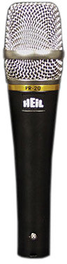Heil Sound PR 20 Dynamic Vocal Cardioid Microphone in Black PR20-HEIL