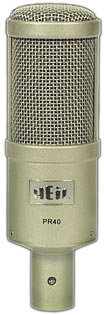Heil Sound PR 40 Large Diaphragm Dynamic Super Cardioid Microphone PR40-HEIL