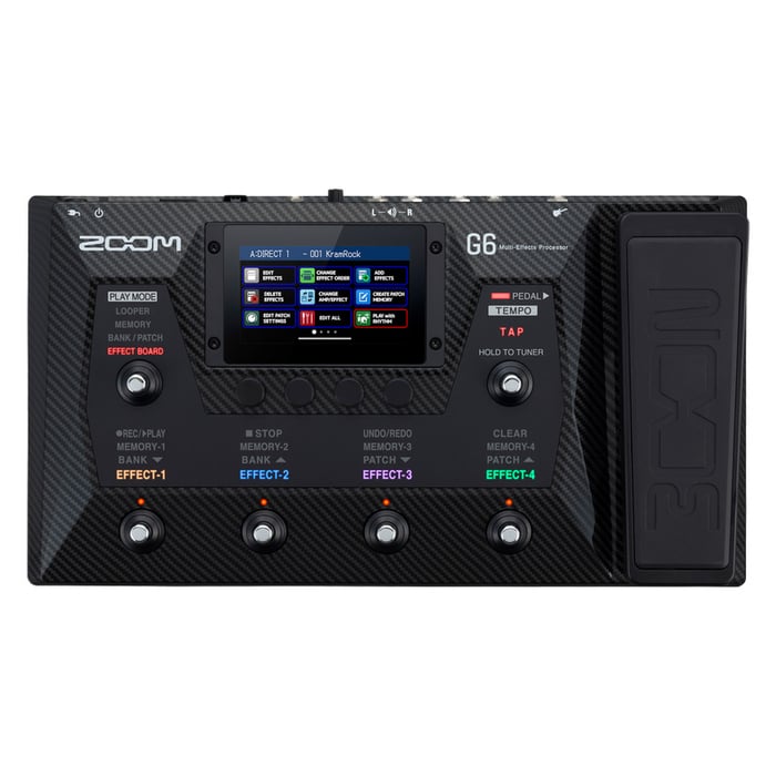 Zoom G6 Multi-Effects Processor For Guitar