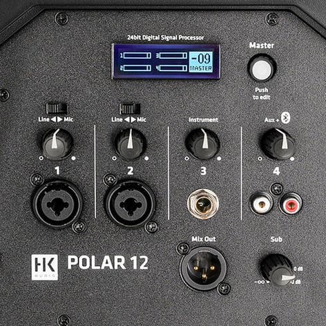 HK Audio Polar 12 Portable 12" 2000W Powered Column Array System With Bluetooth