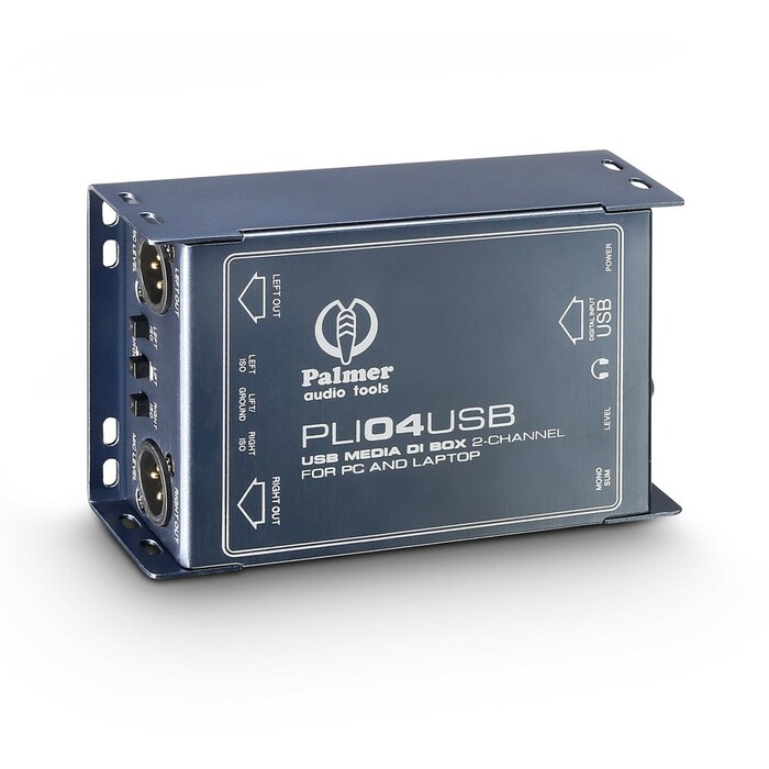 Palmer PLI04USB 2-Channel USB DI Box And Line Isolator