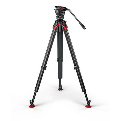 Sachtler S2068T-FTMS Aktiv8 Flowtech75 GS Tripod System With Flowtech75 Tripod And Mid-Level Spreader