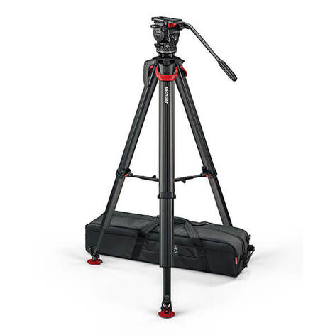 Sachtler S2068T-FTMS Aktiv8 Flowtech75 GS Tripod System With Flowtech75 Tripod And Mid-Level Spreader