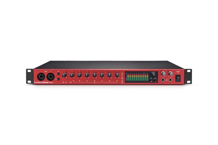 Focusrite Clarett+ 8Pre Powerful Studio-grade 18-in/20-out Audio Interface For The Established Producer