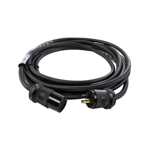 Lex PE700J-25-L520 Cable 12/3 SO Twist Lock, 120v, 20A, 25’