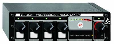 Radio Design Labs RU-MX4T 4-Input Line Mixer with Transformer RUMX4T