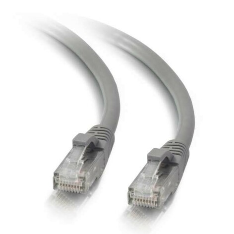 Cables To Go 00383 2ft Cat5e Snagless (UTP) Ethernet Network Patch Cable, Grey