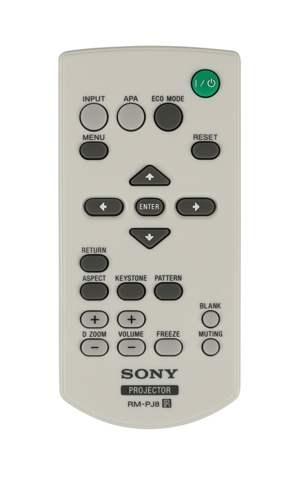 Sony 149046312 RM-PJ8 Remote Control For VPL-EW245