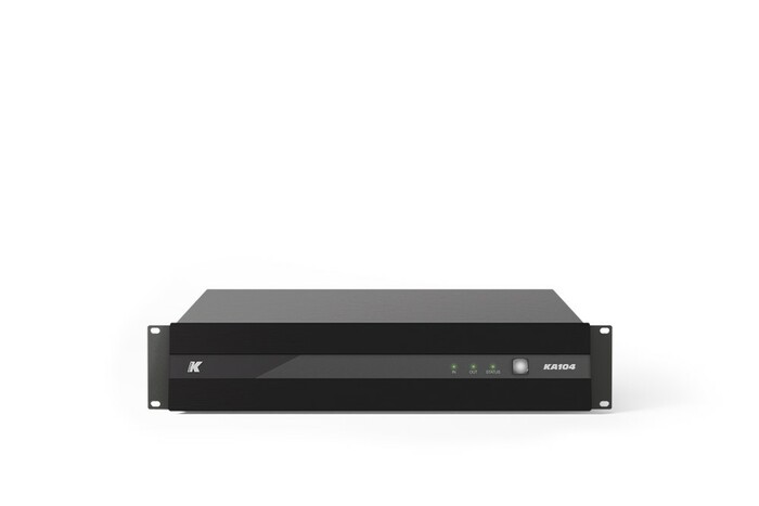 K-Array Kommander-KA104 2U-Rack Class D Amplifier With DSP And Remote Control, 4x2500W At 4 Ohms