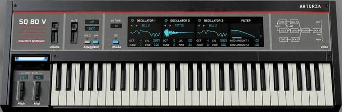 Arturia SQ80-V Classic 80s Wavetable Synth Emulation [Virtual]