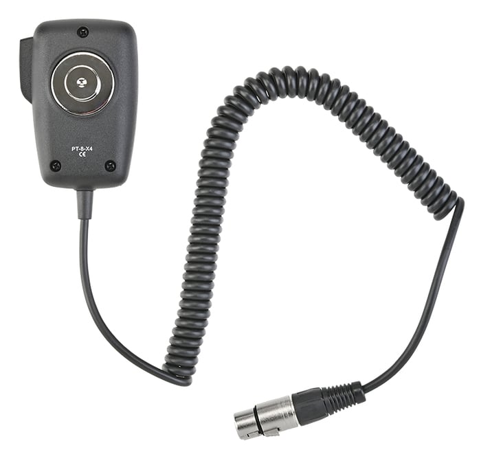 Clear-Com PT-8-X4 Fist Microphone, Push-to-Talk, XLR (F) 4 Pin