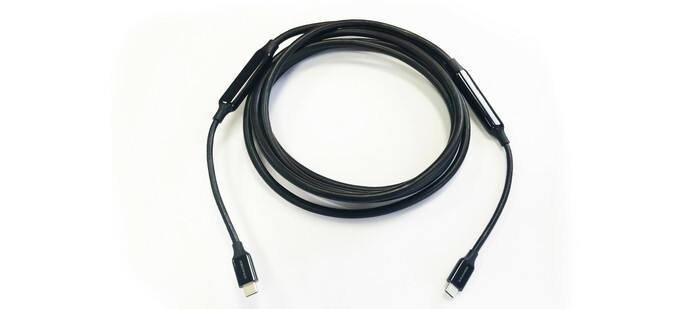 Kramer CA-USB31/CC-15 15' USB 3.1 C(M) To C(M) GEN2,20V/3A Active Cable