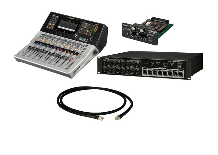 Yamaha TF1 Starter Pack TF1 Digital Mixer With Dante Card, Stagebox, And Cat6 Cable