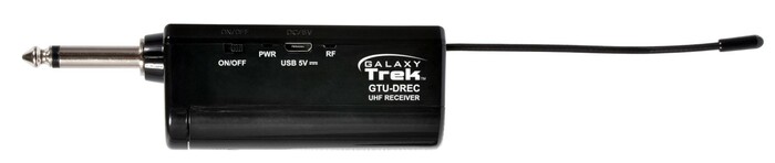 Galaxy Audio GTU-H0P5A0 Mini Wireless System, Handheld Transmitter, Dual Receiver