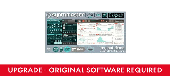 KV331 Audio Synthmaster Player Upgrade to Synthmaster 1 & 2 Bundle Semi-modular Soft Synth Bundle Including Synthmaster 1 And Synthmaster 2.9