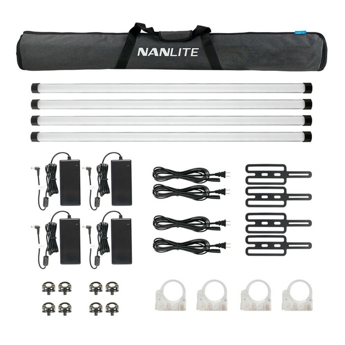 Nanlite PT30X4KIT PavoTube II 30X 4' RGBWW LED Pixel Tube With Internal Batter
