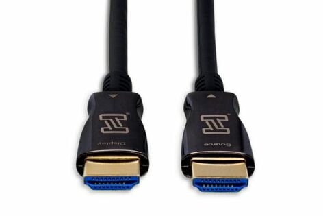 Hosa HAOC-416 High Speed HDMI Active Optical Cable 4K 18 Gbps 60 Hz, 16 Ft