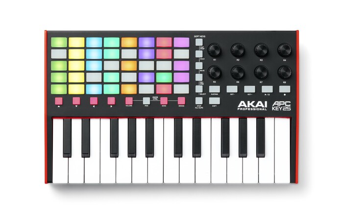 AKAI APC-KEY25-MK2 25-Key MIDI Controller For Ableton Live With RGB Pads