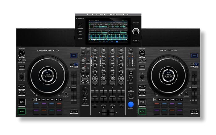 Denon DJ SCLIVE-4 4-Deck Standalone DJ Controller With 7” Touchscreen