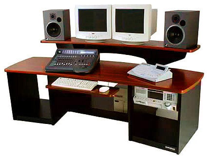 Omnirax FRC24MF Workstation with Mahogony Surface FRC24MF