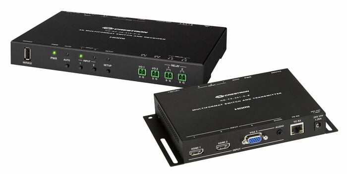 Crestron HD-MD-4K-400 Kit Scaling Auto-Switcher And DM Lite® Extender Over CATx Cable