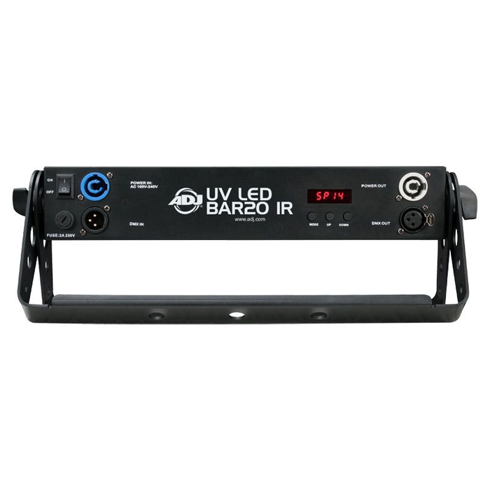 ADJ UV LED BAR20 IR 20x1W UV LED Bar Fixture, DMX, Dimming, Remote Control