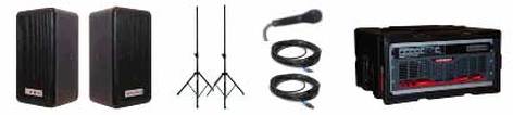 Technomad MPA-1 PA System Turn-Key Mobile (small) - covers 500+ listeners MPA-1