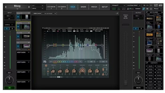 Waves SuperRack One-C Combo for Dante Systems Portable DSP-Powered Plug-In System With 1 Year Essential Subscription