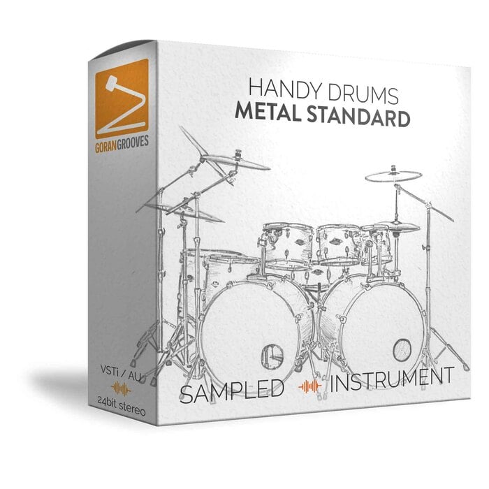 GoranGrooves Handy Drums- METAL STANDARD Sampled Drums Virtual Instrument [Virtual]