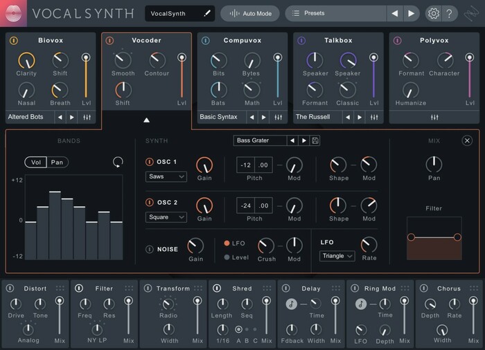 iZotope VocalSynth 2 Vocal Multi-Effects Plug-In [Virtual]
