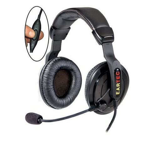 Eartec Co PDSC1000IL Proline Double Headset For The SC-1000 With Inline PTT