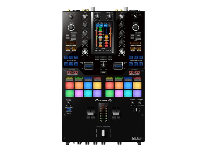 Pioneer DJ DJM-S11 Professional 2-Channel Scratch Style Mixer For Serato DJ Pro