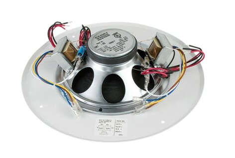 Atlas IED UKT70-2C-U51-8 8" DUAL VOICE COIL SPEAKER, SIGNALING, 70.7V, ROUND BAFFLE