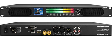 Marshall Electronics AR-DM51-B [Restock Item] 1RU Audio Rack-Mount Monitor With Preview Screen