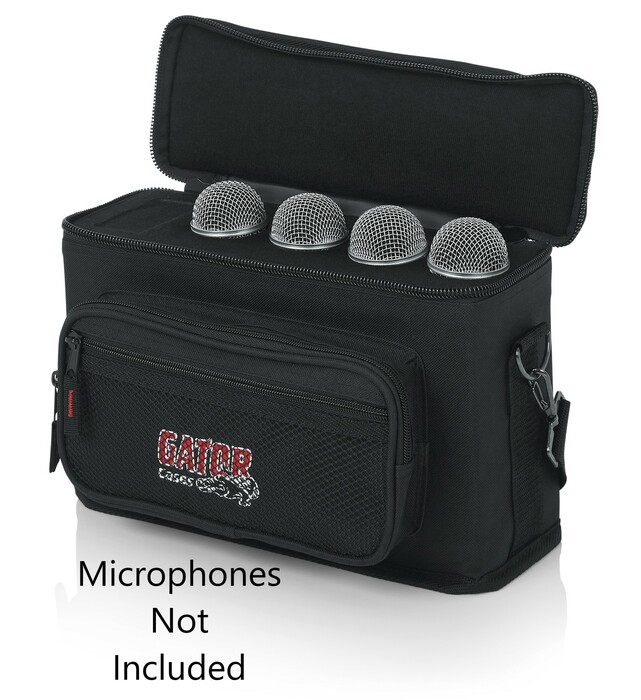 Gator GM-4 4x Microphone Lightweight Padded Bag