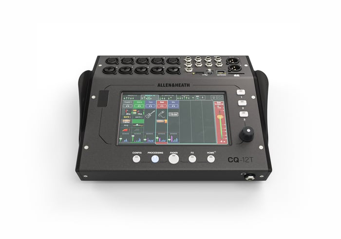 Allen & Heath CQ12T Digital Mixer With 7" Touchscreen And Bluetooth Connectivity