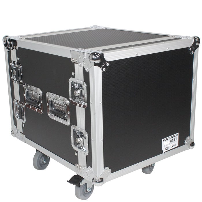 ProX T-10RSP24W 10U, 24" Deep Shockproof Vertical Rack With Casters