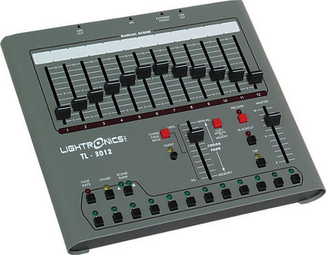 Lightronics Inc. TL3012 12 Channels x 24 Scenes Lighting Control Console TL-3012