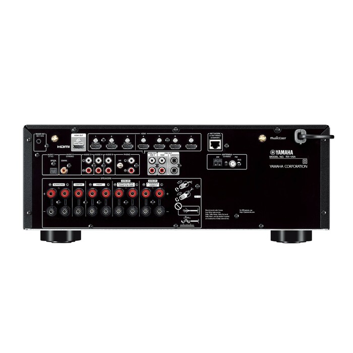 Yamaha RX-V6ABL 7.2-channel AV Receiver With 8K HDMI And MusicCast