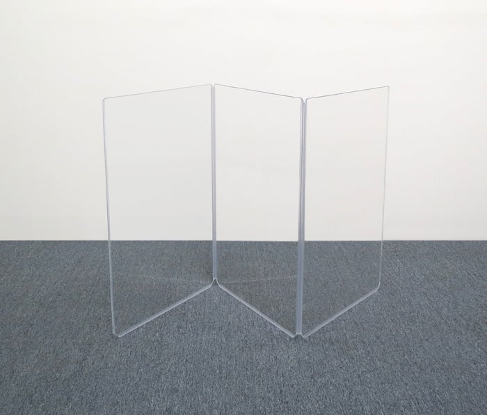 Clearsonic A2436X3 2' X 3' 3-Section Clear Acoustic Isolation Panel