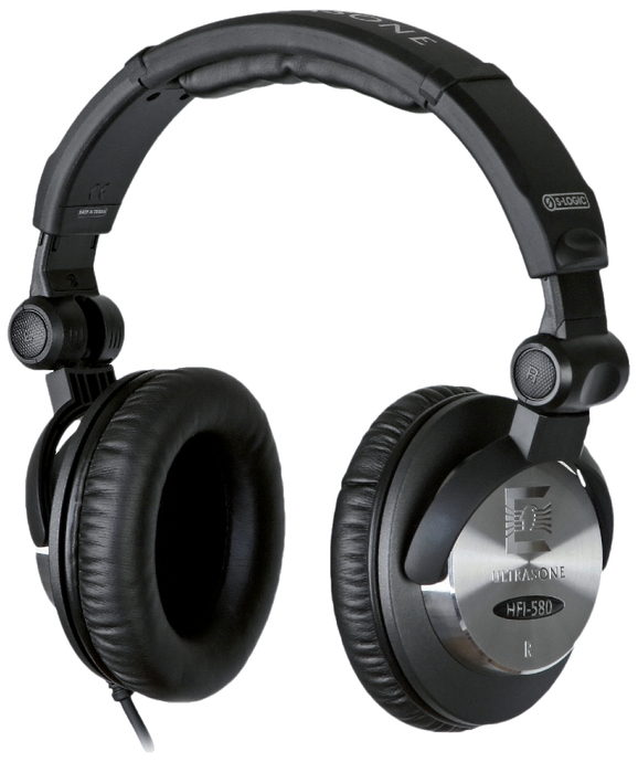 Ultrasone HFI 580 Studio Headphones, Black HFI-580