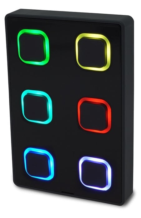 Visual Productions B-Station 2 Wall-mount Panel With Backlit Push-buttons