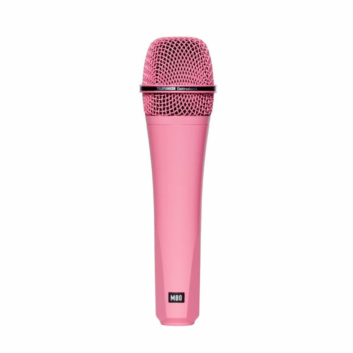 Telefunken M80-PINK Dynamic Handheld Cardioid Microphone In Pink