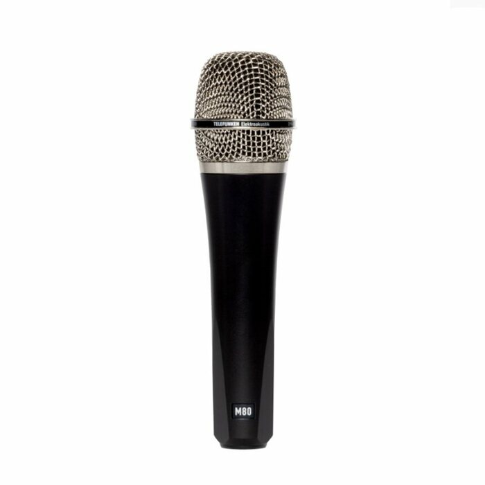 Telefunken M80-STANDARD Dynamic Cardioid Handheld Vocal Microphone With Chrome Grille