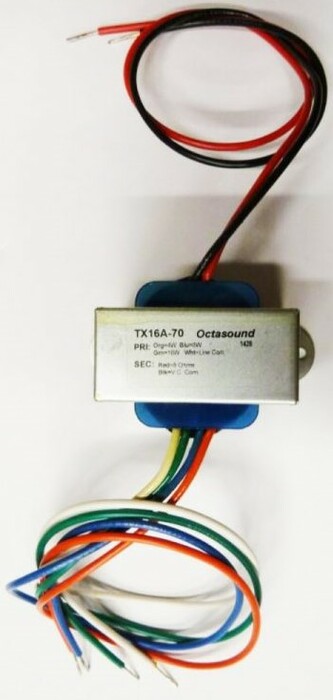 Octasound TX16A TRANSFORMER, MULTITAP 16W 70V