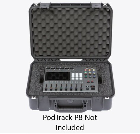 SKB 3I1711-6-P8 ISeries Injection Molded Case For Zoom PodTRAK P8 Podcast Mixer